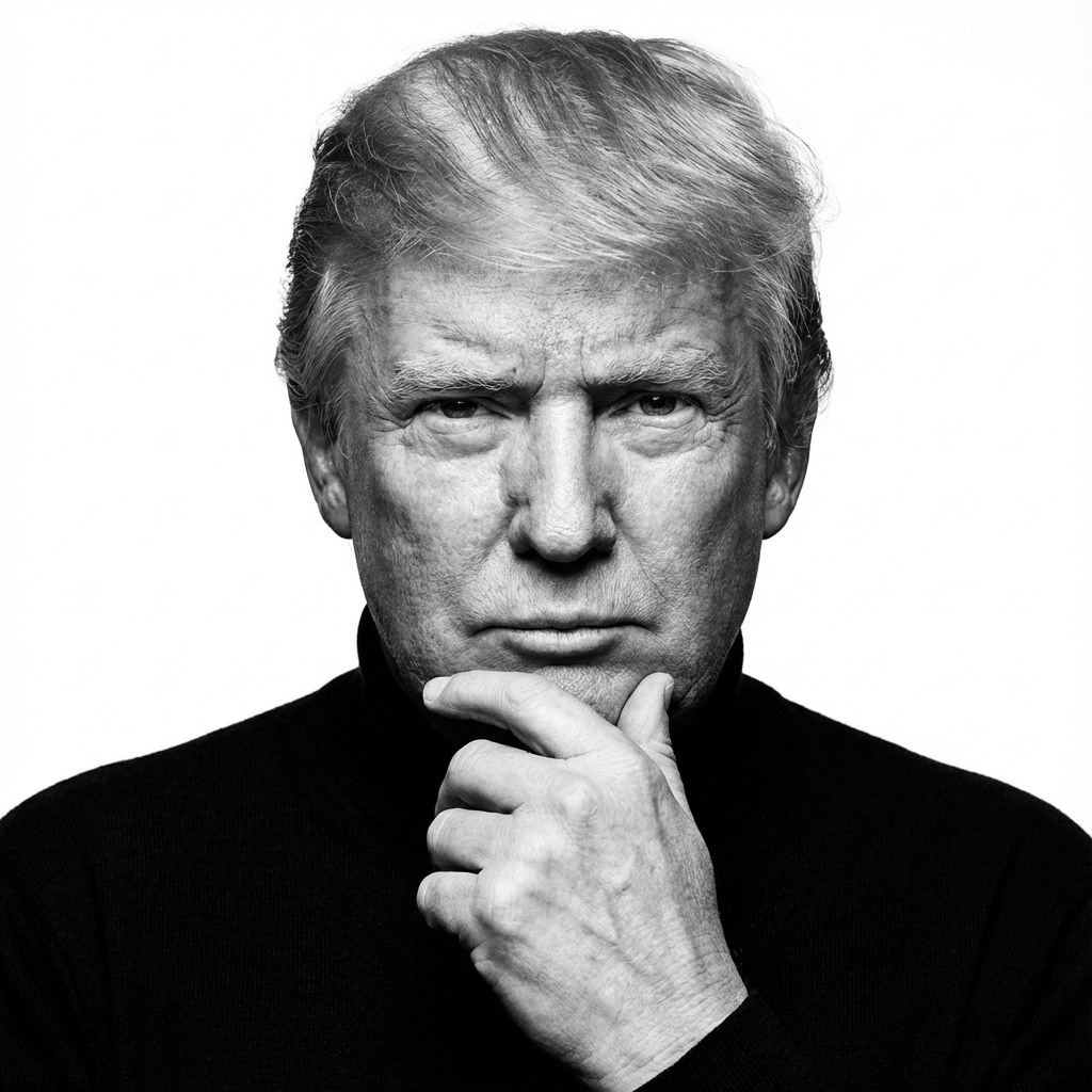 Steve Jobs style portrait example 3